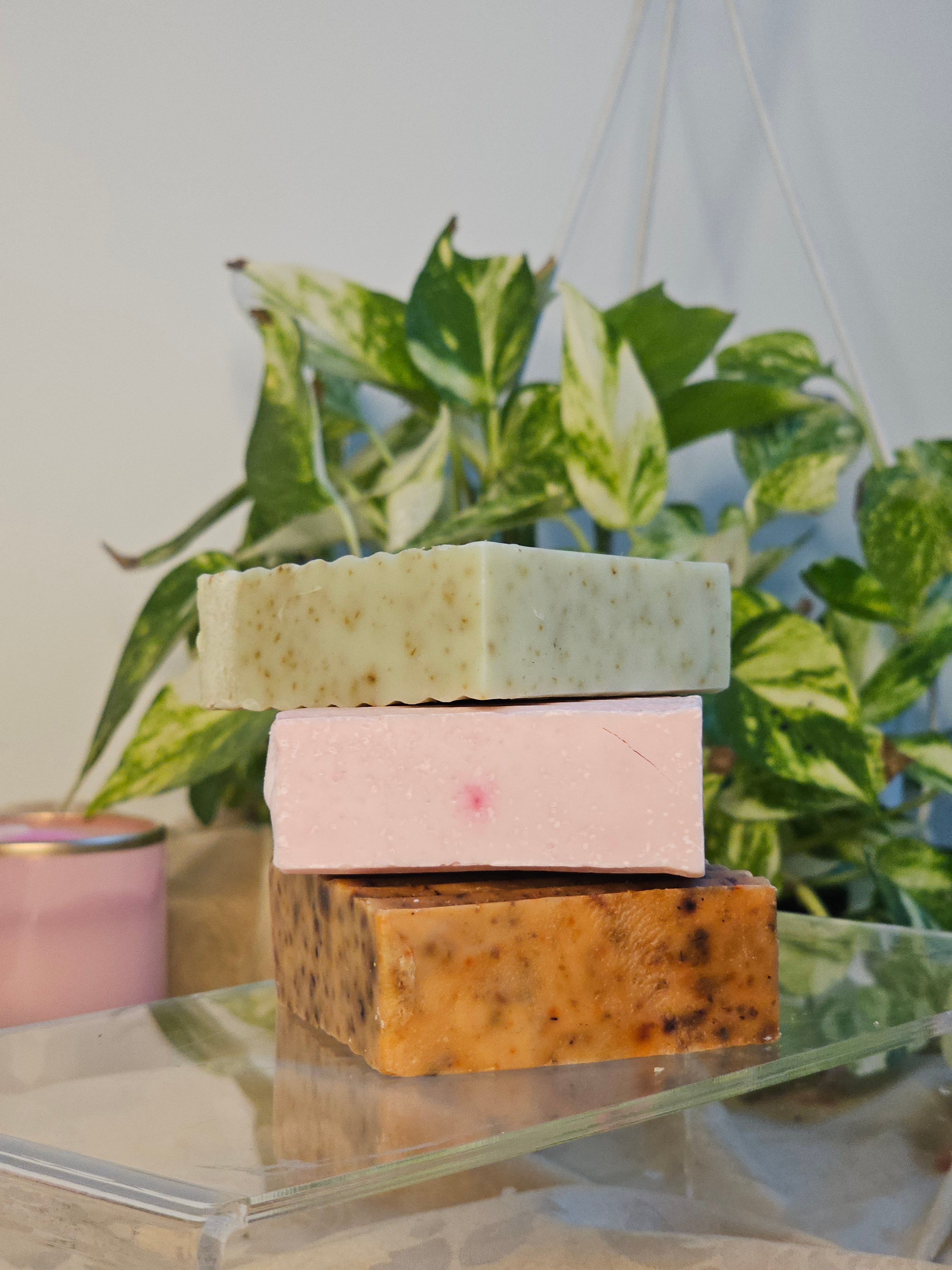 Natural Soap Pack - 3 Bar Set